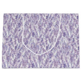 Mooie Lavendel Bloemen Bruids Bruiloft Groot Cadeauzakje (Voorkant)