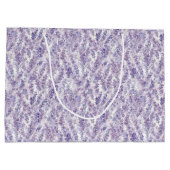 Mooie Lavendel Bloemen Bruids Bruiloft Groot Cadeauzakje (Achterkant)