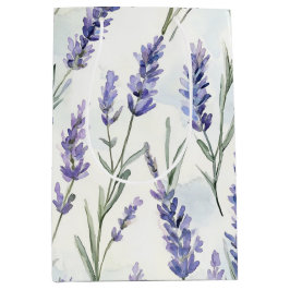 Mooie Lavendel Bloemen Bruids Bruiloft Medium Cadeauzakje