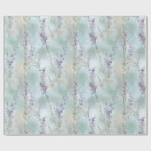 Mooie Lavendel Bloemen Bruidsdouche Cadeaupapier (Vlak)