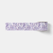 Mooie Lavendel Bloemen Bruidsfeest Satijnen Lint (Voorkant)
