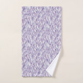 Mooie Lavendel Bloemen Bruiloftsborrel Bad Handdoek (Handdoek)