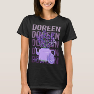 Mooie Lavendel - Doreen Naam T-shirt