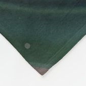 Mooie lavendel en groene Retrostijl ruimtevrouw Fleece Deken (Hoek)