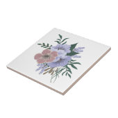 Mooie lavendel in boeket  tegeltje (Zijkant)