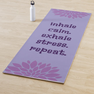 Mooie Lavendel Inhaleer Kalme Yoga Oefenmat Yogamat