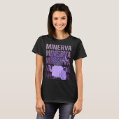 Mooie Lavendel - Minerva Naam T-shirt (Voorkant volledig)