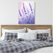 Mooie Lavendel pastel illustratie Canvas Afdruk (Insitu (Slaapkamer))