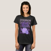 Mooie Lavendel - Shannon Naam T-shirt (Voorkant volledig)