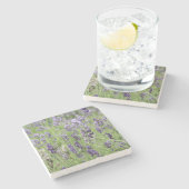 Mooie lavendel stenen onderzetter (Zijkant)
