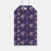 Mooie Lavendel & Tarwe Cadeaulabel (Achterkant)