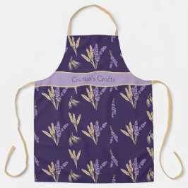 Mooie Lavendel & Tarwe Paarse Schort