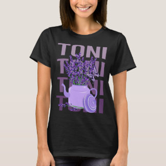 Mooie Lavendel - Toni Naam T-shirt