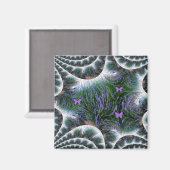 Mooie Lavendel Tuin....... Magneet (Voorkant / Achterkant)