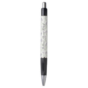 Mooie Lavendel Witte Bloemen Bruiloft Pen