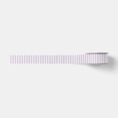 Mooie lavendel witte strepen bruidsdouche grosgrain lint (Voorkant)