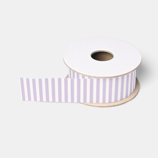 Mooie lavendel witte strepen bruidsdouche grosgrain lint (Spoel)