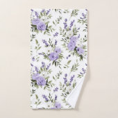 Mooie lavendelbloemen bad handdoek (Handdoek)