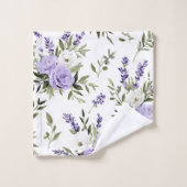 Mooie lavendelbloemen bad handdoek (Wasdoekje)