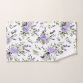 Mooie lavendelbloemen bad handdoek (Handdoek)