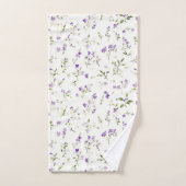 Mooie lavendelbloemen bruidsdouche bad handdoek (Handdoek)