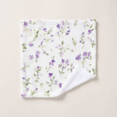 Mooie lavendelbloemen bruidsdouche bad handdoek (Wasdoekje)