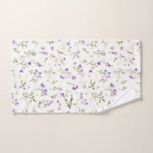 Mooie lavendelbloemen bruidsdouche bad handdoek (Handdoek)