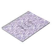 Mooie lavendelbloemen notitieboek (Linkerzijde)
