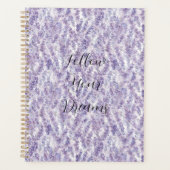 Mooie lavendelbloemen   planner (Voorkant)