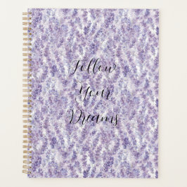 Mooie lavendelbloemen planner
