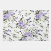 Mooie lavendelbloemen theedoek (Horizontaal)