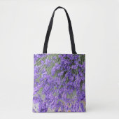 Mooie lavendelbloesems bloemig tote bag (Voorkant)
