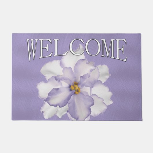 Mooie lavendelorchidee deurmat (Voorkant)