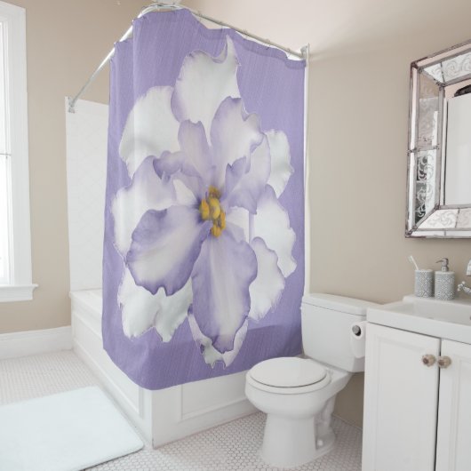 Mooie lavendelorchidee douchegordijn (In situ)