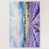 Mooie lavendelvelden legpuzzel (Verticaal)