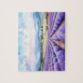 Mooie lavendelvelden legpuzzel (Verticaal)
