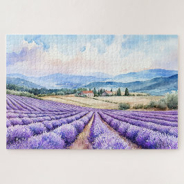 Mooie lavendelvelden legpuzzel