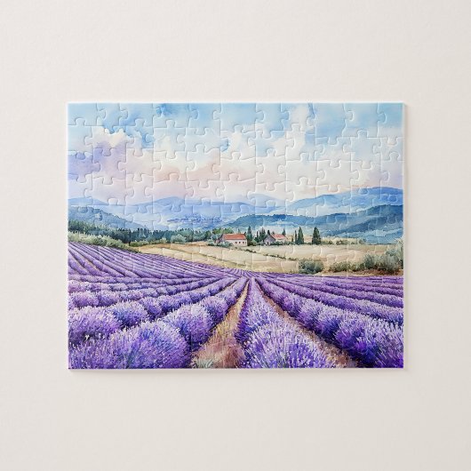 Mooie lavendelvelden legpuzzel