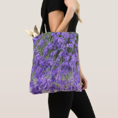 Mooie lavender Blooms Floral Tote Bag (Dichtbij)