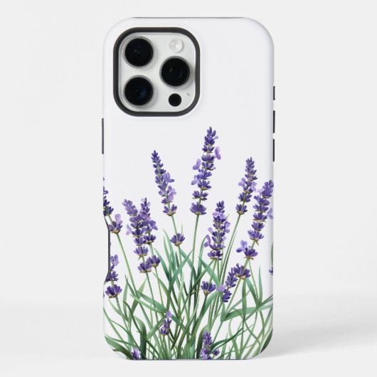 Mooie lavender Garden Flower Floral iPhone Hoesje (Achterkant)