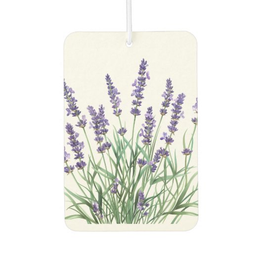 Mooie lavender Garden Flower Floral Luchtverfrisser (Voorkant)