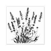 Mooie lavender Garden Flower Floral Zelfinktende Stempel (Design)