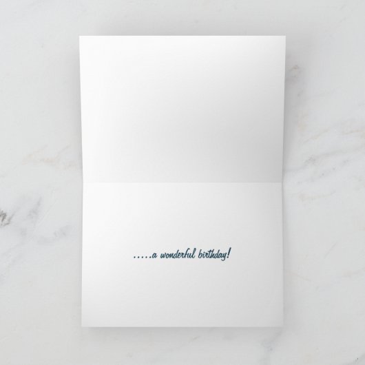 Mooie leafcutter bij schilderij verjaardagskaart kaart (Binnen)