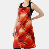 Mooie lederbank met knoppen schort (Insitu)