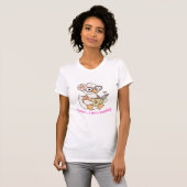 Mooie lees-eend grafische T-shirt (Voorkant volledig)