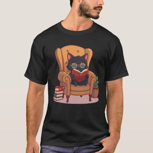 Mooie Leescatte T-Shirt (Voorkant)