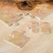 Mooie leeuw en mantel legpuzzel (Zijkant)