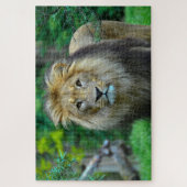 Mooie leeuw in Oerwoud Legpuzzel (Verticaal)