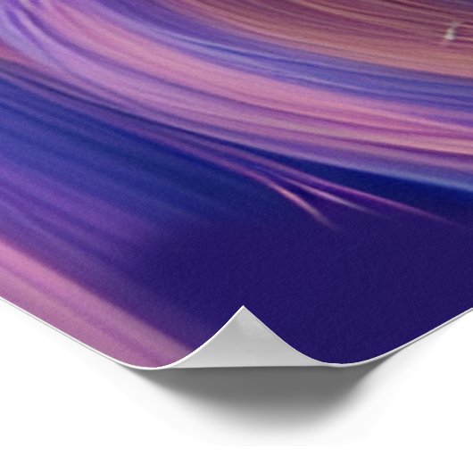 Mooie leeuw met de kleurrijke bovenleer poster (Hoek)