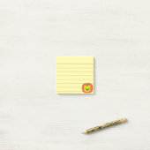 Mooie Leeuw Tekening 3x3 Post-it® Notes (Op bureau)